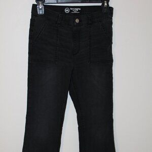 Wonder Nation Girls Black Flare Jeggings Size XL 14/16